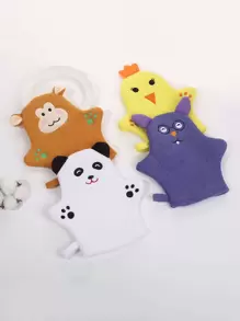 1 cái Găng tay tạo bọt tắm thiết kế ngẫu nhiên cho gà và khỉ - Nhiều màu - Xem 1