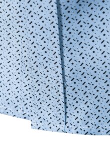 Manfinity Mode 男士滿版印花襯衫 - 藍色 - 查看 3