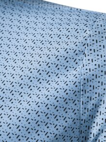 Manfinity Mode 男士滿版印花襯衫 - 藍色 - 查看 4