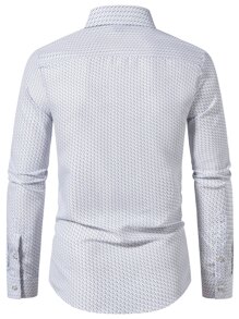 Manfinity Mode Men Allover Print Shirt