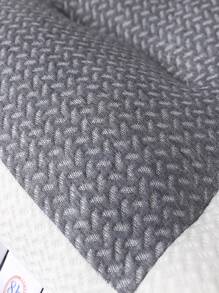 1 pieza Almohada de ropa de cama de dos tonos - Blanco - Ver 8