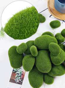 Bolas De Musgo, 7 Piezas De Bolas Decorativas Para Cuencos De Centro - 4 Piezas De Bolas Secas Naturales De 3,2" + 3 Piezas De Bolas De Musgo Verde De 2" Como Relleno De Jarrones Y Cuencos - Verde - Ver 5