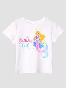 女童美人魚生日芭蕾舞短裙套裝，非常適合生日派對