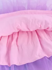 女童美人魚生日芭蕾舞短裙套裝，非常適合生日派對