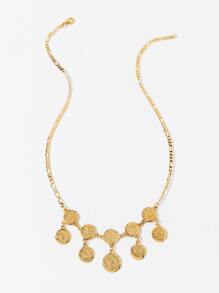 vòng cổ quyến rũ tròn - Vàng - Xem 3