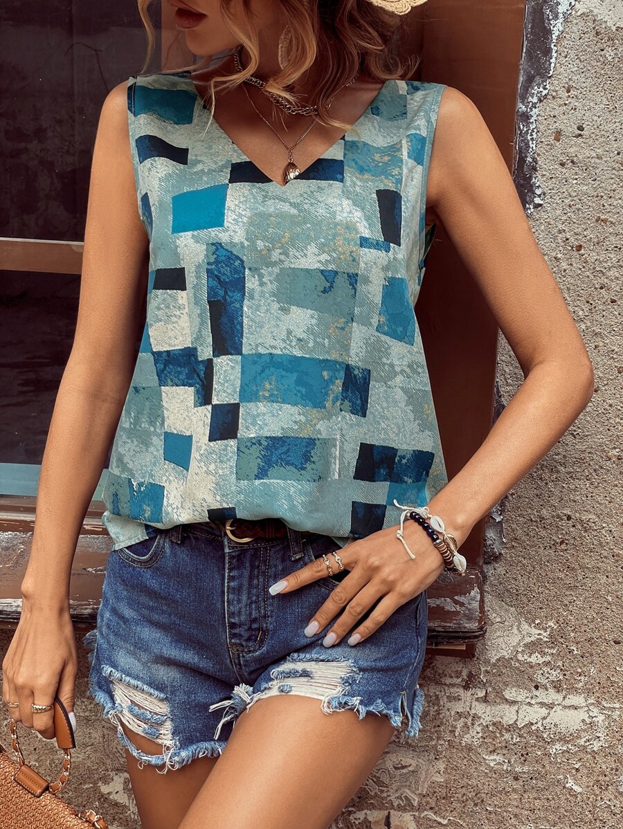 SHEIN LUNE Top tank con estampado