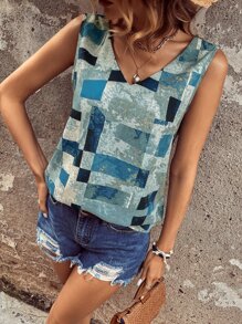 SHEIN LUNE Top tank con estampado