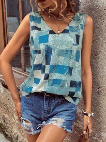 SHEIN LUNE Top tank con estampado