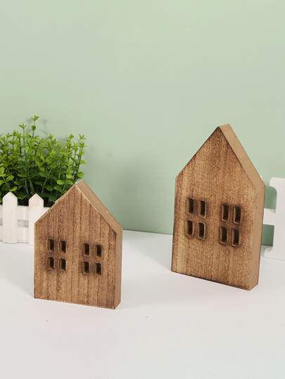 قطعة واحدة من الزخرفة المشكلة على شكل منزل، أفضل هدايا