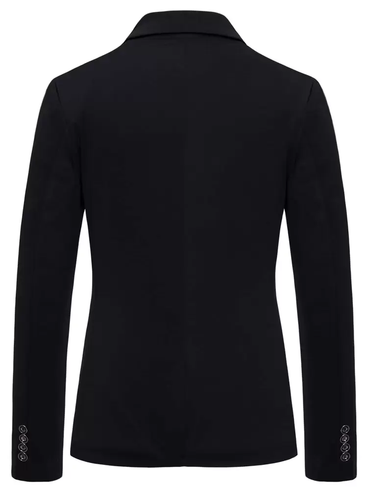 Manfinity Mode Hombres Blazer de cuello con solapa con botón - Negro - Añade 2
