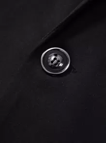 Manfinity Mode 男士西裝領單釦西裝外套