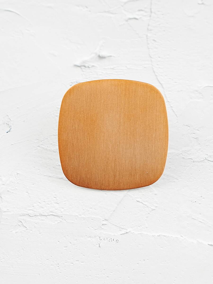 1 pieza Bandeja de acero inoxidable cuadrado - Oro rosa - Ver 1