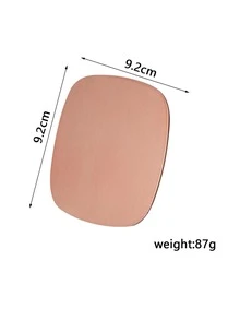 1 pieza Bandeja de acero inoxidable cuadrado - Oro rosa - Ver 2