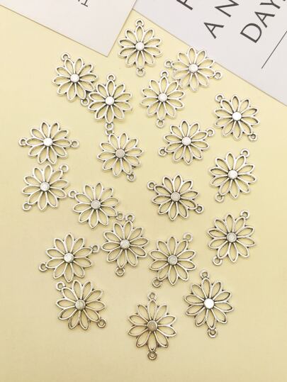 20pcs Flower DIY Pendant Valentines