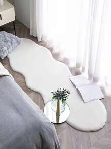 Solid Plush Rug ,Room Decor - White - View 4