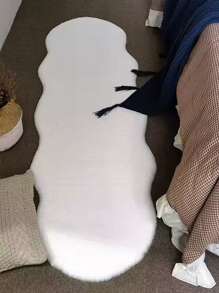 Solid Plush Rug ,Room Decor - White - View 5