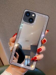 Ốp lưng điện thoại Apple 1 chiếc ốp lưng trang trí bằng đá Rhinestone sang trọng tương thích với iPhone 16/16Pro/16Plus/16Promax 15 14 13 12 11 Pro Max XR Xs Max - Nhiều màu - Xem 5