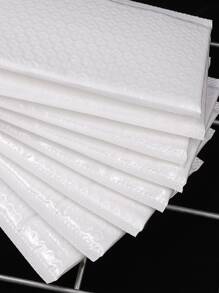10入组/批氣泡信封袋白色氣泡聚乙烯郵寄袋自封郵寄袋用於雜誌內襯郵寄袋軟墊信封 - 白色 - 查看 5
