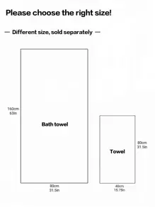 1pc Letter Patch Decor Bath Towel Home Bathroom Decor Back To School For Beauty Salon Home Bathroom Shower Towels For Beaty Salon, Hotel Sports,Home Essentials, Towel, Skin Care Bath Towel Sheet - Blue - View 3