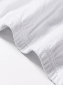 Conjunto de 3 piezas de bragas sólidas Deyllo - Blanco - Ver 4