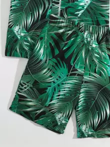 Tropical Druck Strand Badeanzug Für Tween Junge