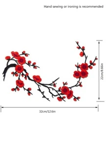 1 PC Thiết kế hoa DIY Iron-on Patch - Nhiều màu - Xem 2