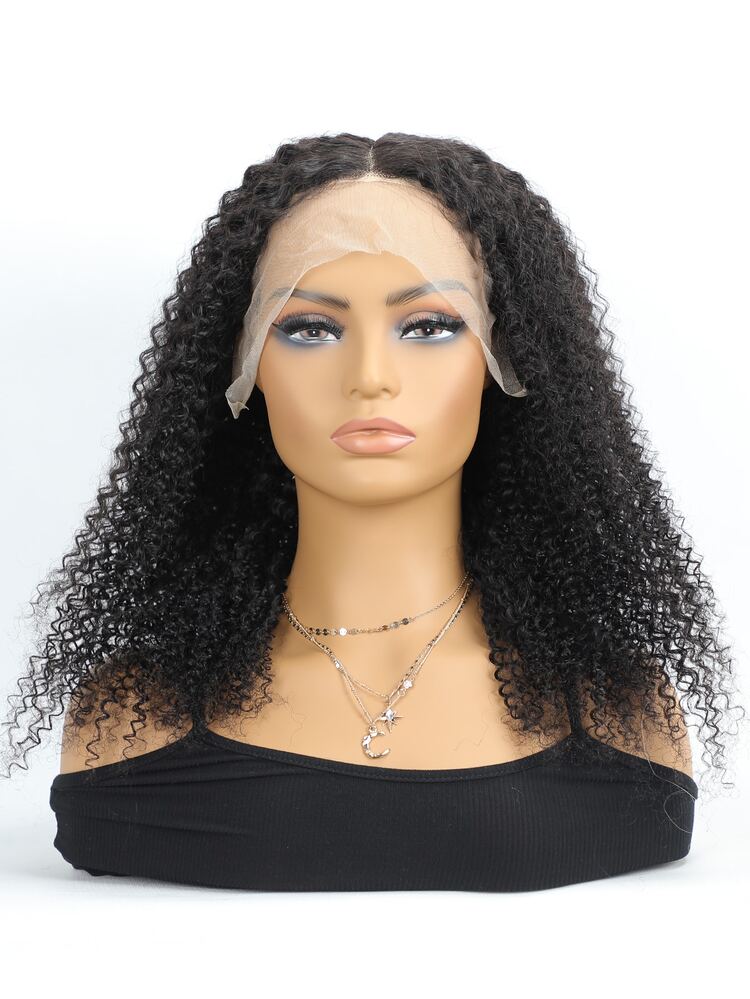 Frente de encaje 13*4*1 Peluca de cabello humano rizado - SNatural - Añade 3