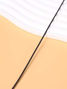 Bộ 50 Chuỗi Dây Sáp Tối Giản Phụ Kiện Làm Vòng Cổ Tự Làm Trang Sức Làm - màu đen - Xem 5