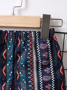 Đứa bé trai Paisley và In Geo Áo sơ mi & Quần short Without Tee - Nhiều màu - Xem 5