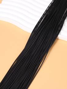 Bộ 50 Chuỗi Dây Sáp Tối Giản Phụ Kiện Làm Vòng Cổ Tự Làm Trang Sức Làm - màu đen - Xem 6