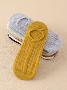 10對素色隱形襪 - 彩色 - 查看 4