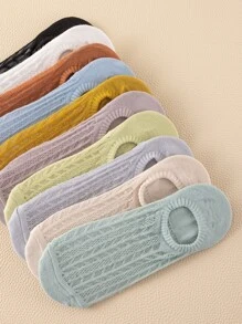 10對素色隱形襪 - 彩色 - 查看 3