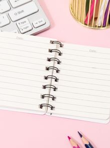 1入組卡通貓樣式便簽簿 - 彩色 - 查看 2