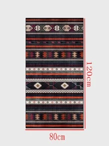 Geometric Pattern Rug - Multicolor - View 2