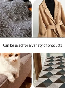 Plastic Double Sided Pet Hair Remover Lint Remover Clean Tool Shaver Sweater Cleaner Fabric Shaver Scraper For Clothes Carpet - Orange - View 2