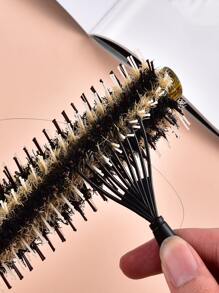 1pc Comb Cleaning Brush - Black - View 2