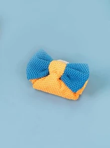 1pc Bow Decor Hand Towel - Multicolor - View 4