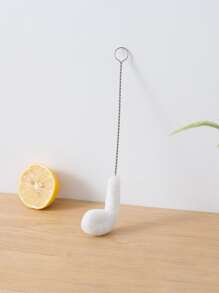 2pcs L-shaped Cup Cleaning Brush - White - View 4