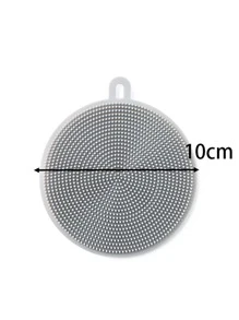 1pc Silicone Cleaning Brush - Light Grey - View 2