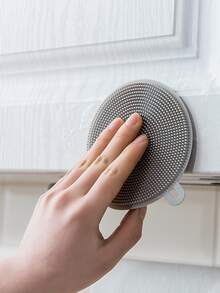 1pc Silicone Cleaning Brush - Light Grey - View 5