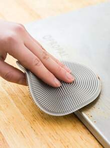 1pc Silicone Cleaning Brush - Light Grey - View 6