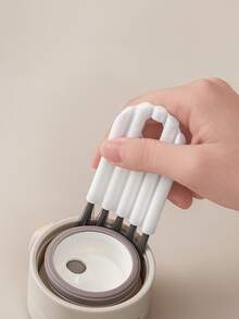 1pc Multifunction Gap Cleaning Brush - White - View 3