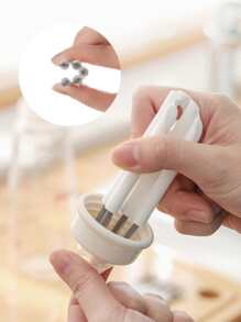 1pc Multifunction Gap Cleaning Brush - White - View 6