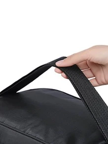 1 Pieza Bolsa Térmica De Alta Capacidad Para Picnic - Negro - Ver 4