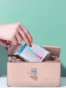 1pc Random Color Disposable Raincoat, Portable Universal Raincoat For Outdoor Insulation, Galentines, Puppy, Carnival, Spring Summer Picks, Brides Maid Gifts, Room, Bedroom Decor, Bedroom Decor, Beach, Travel, For Men, For Women, Vacation - Multicolor - View 7