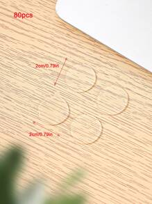 80入組多功能雙面織帶 - 無色 - 查看 7