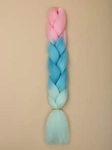 Ombre Long Synthetic Hair Braid - Multicolor - View 1