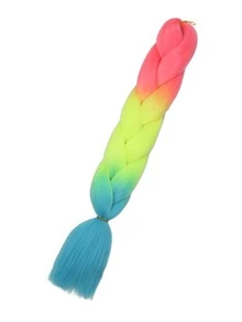 Bím tóc tổng hợp dài ombre - Nhiều màu - Xem 4