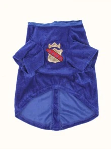 Pet King Hat, T-shirt And Cape Set For Dress-up - Multicolor - View 5