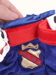 Pet King Hat, T-shirt And Cape Set For Dress-up - Multicolor - View 7